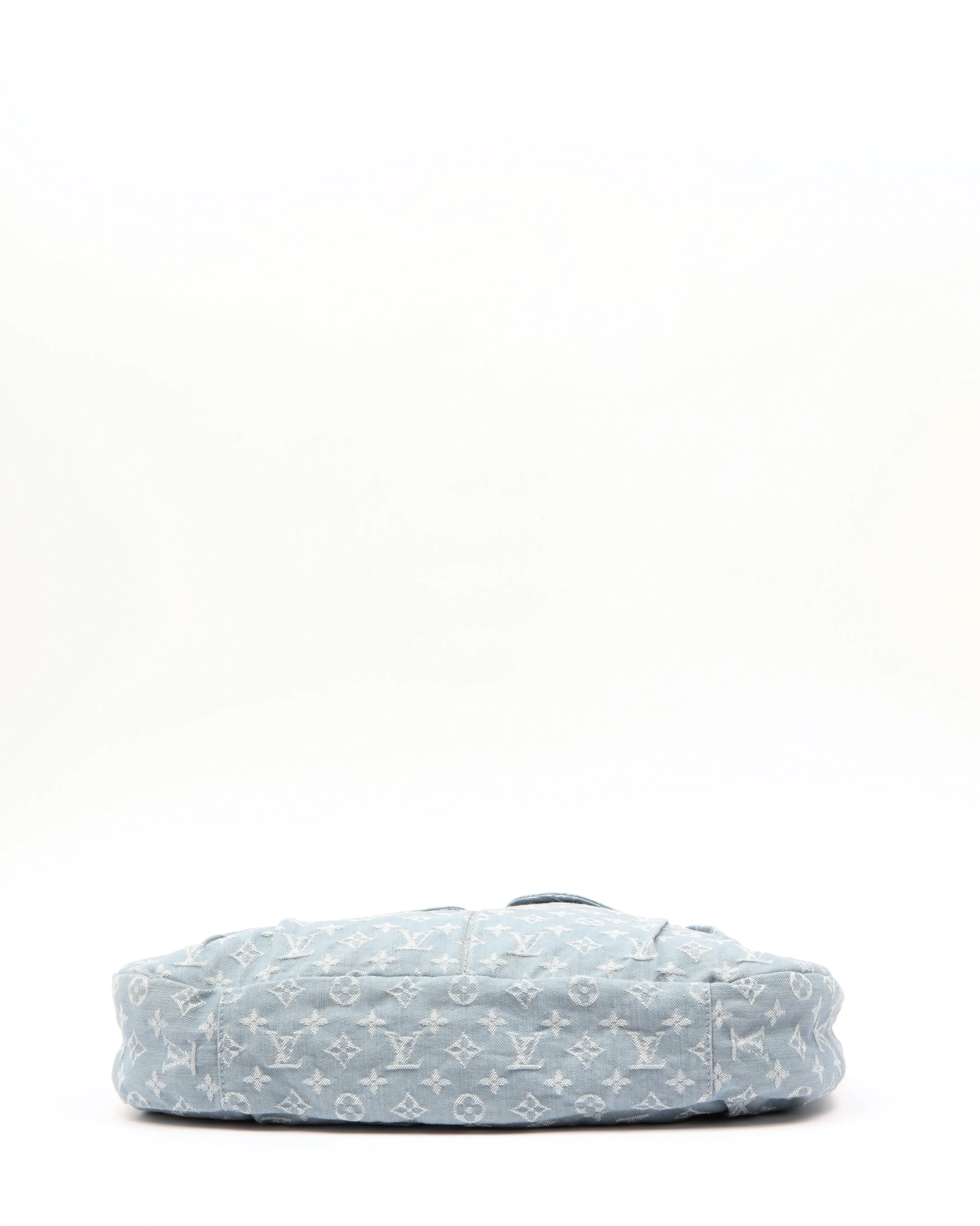 Louis Vuitton Sky Blue Denim Monogram Daily GM Shoulder Bag