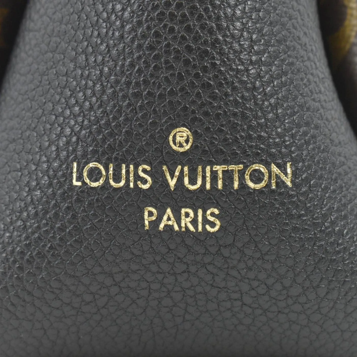 LOUIS VUITTON Surene BB Monogram Canvas Shoulder Bag Black