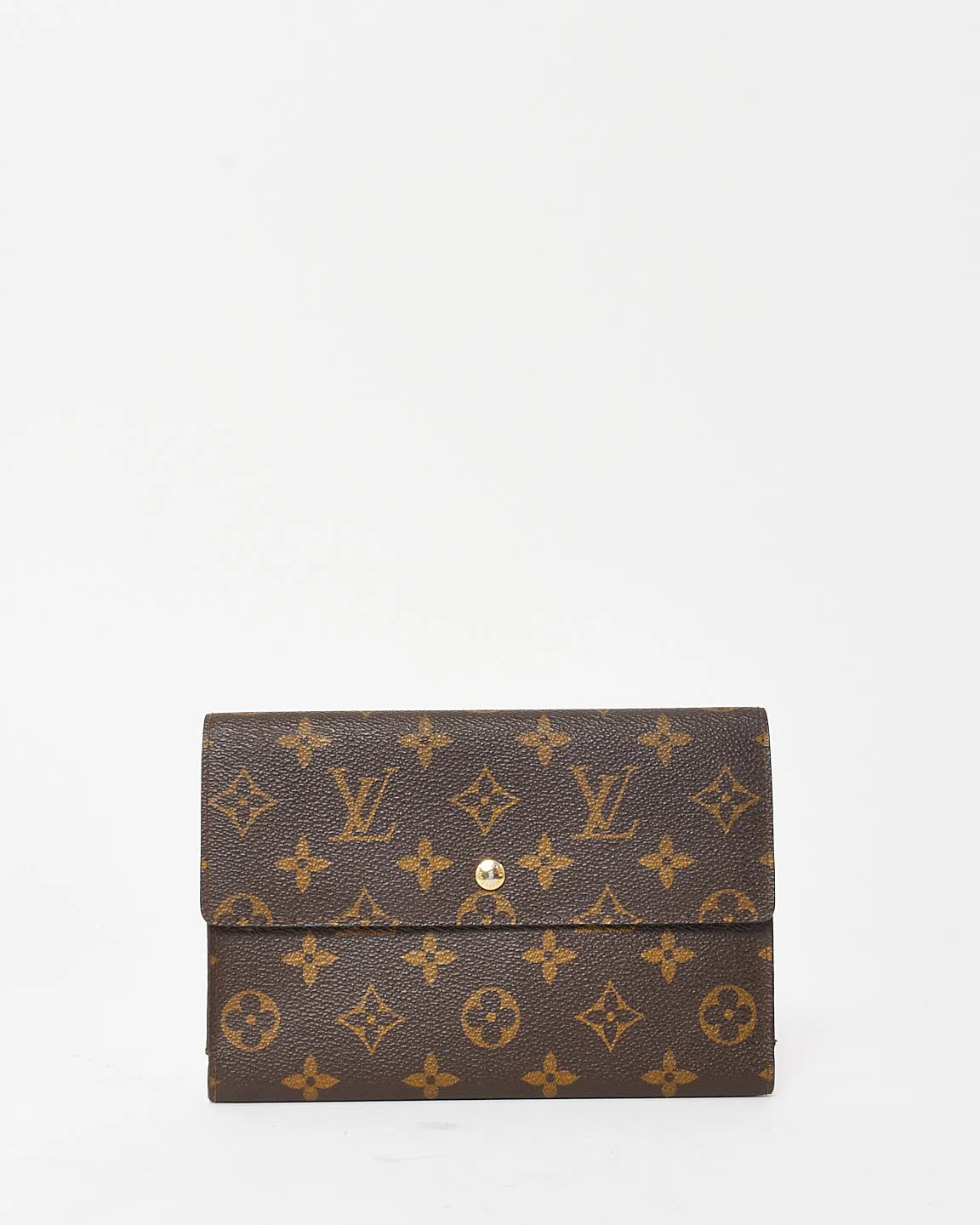 Louis Vuitton Vintage Monogram Canvas Flap Wallet