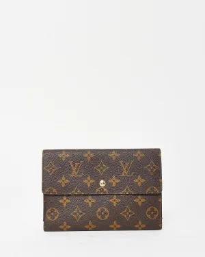 Louis Vuitton Vintage Monogram Canvas Flap Wallet