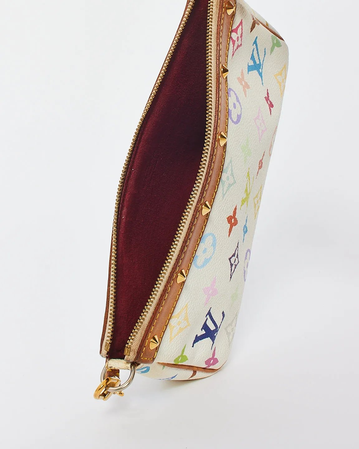 Louis Vuitton White Monogram Multi Murakami Pochette Accessoires