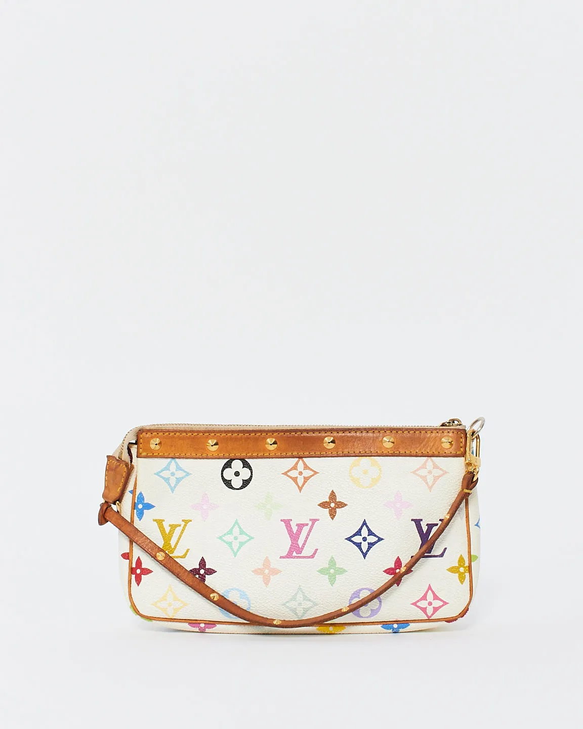 Louis Vuitton White Monogram Multi Murakami Pochette Accessoires