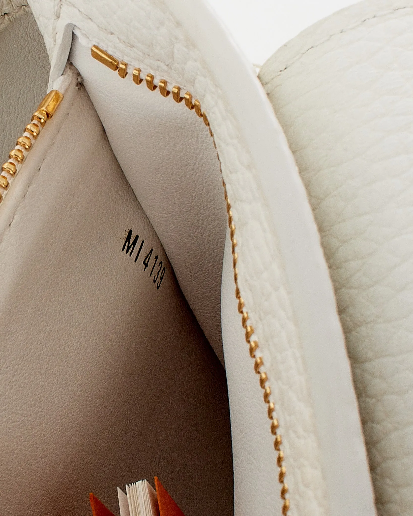 Louis Vuitton White Taurillon Leather Capucines BB Bag