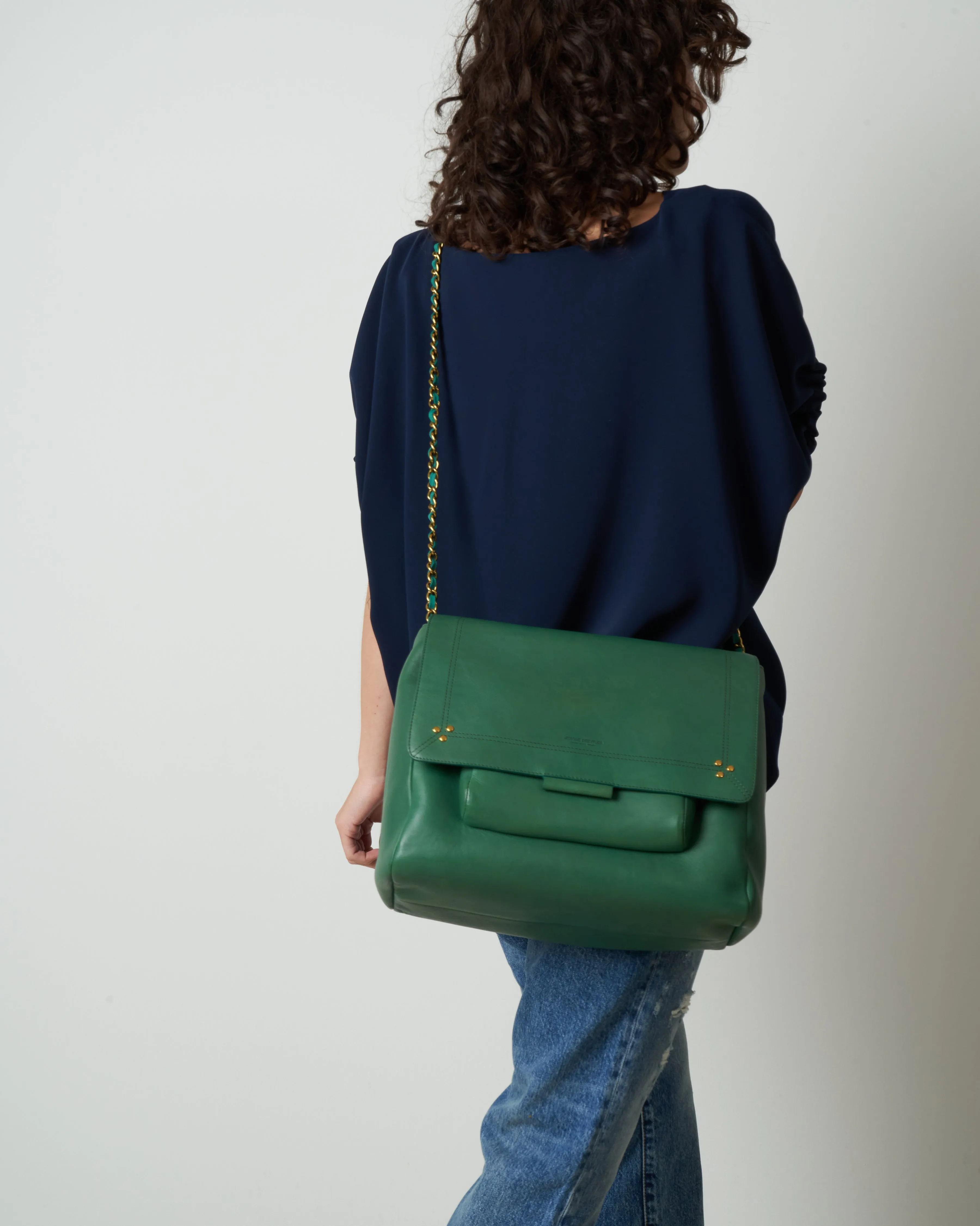 lulu xl shoulder bag - emeraude