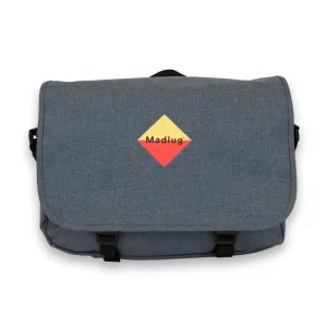 Marble Grey Messenger Bag