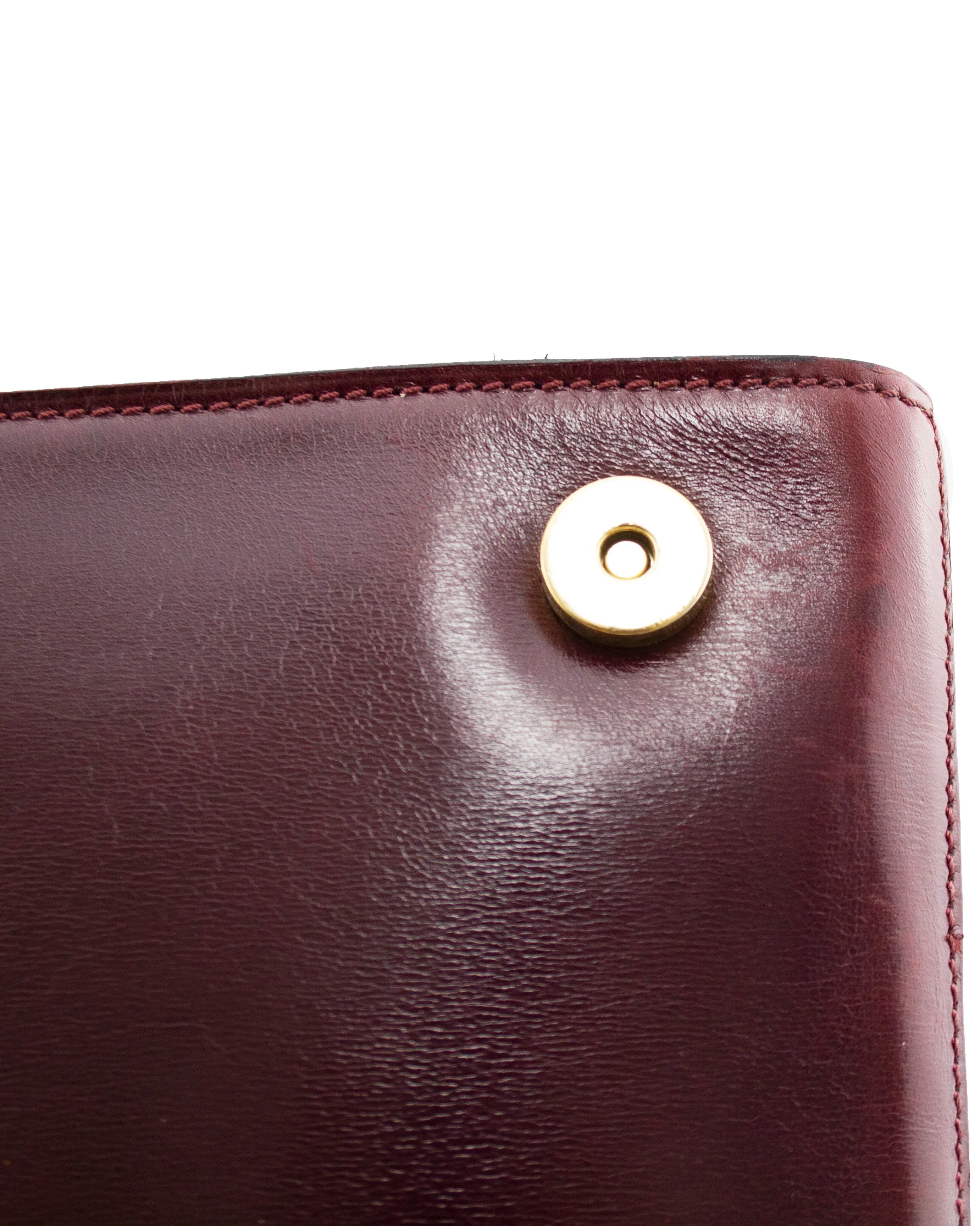 Maroon Leather Portfolio