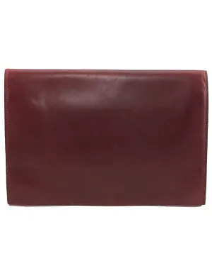 Maroon Leather Portfolio