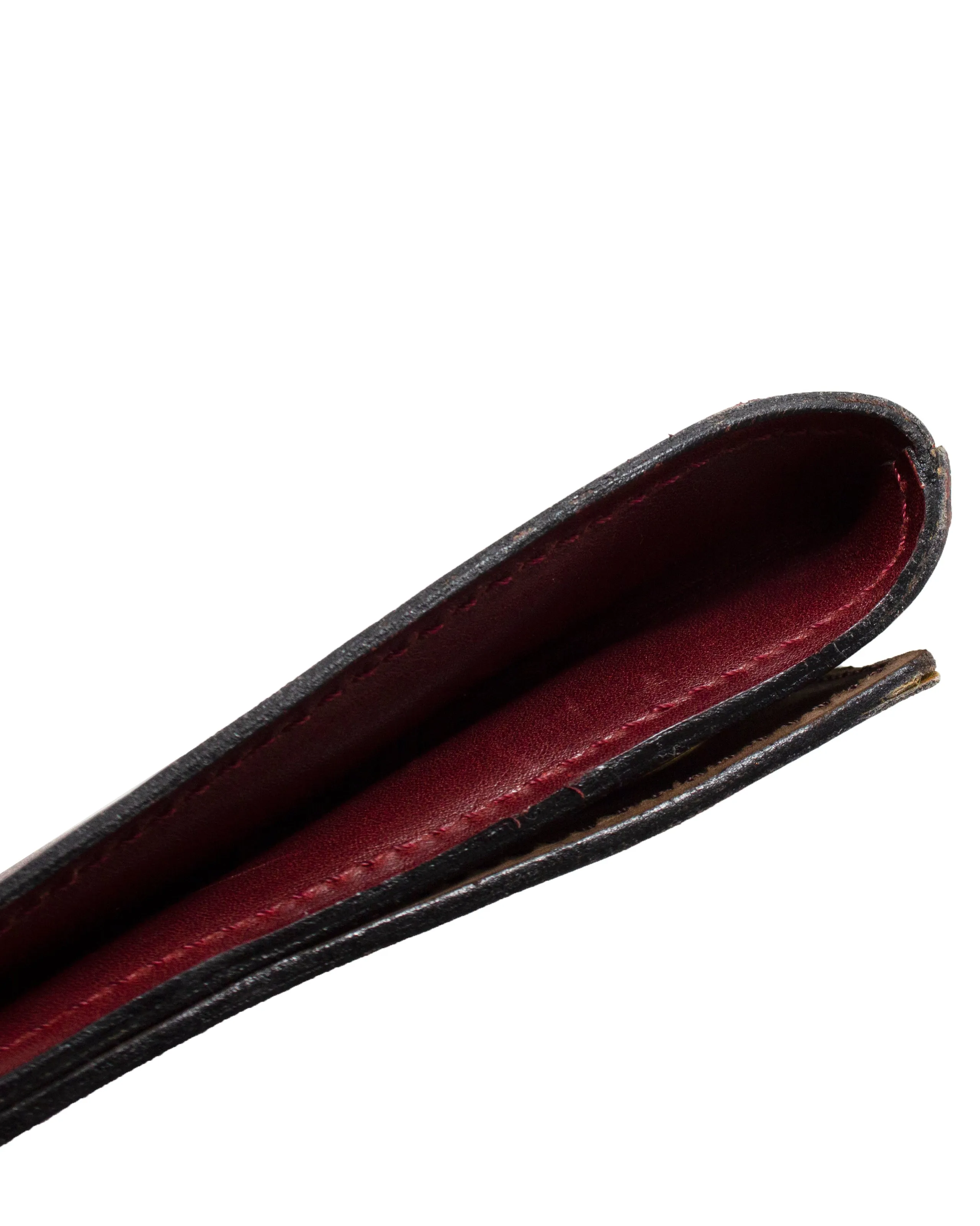 Maroon Leather Portfolio