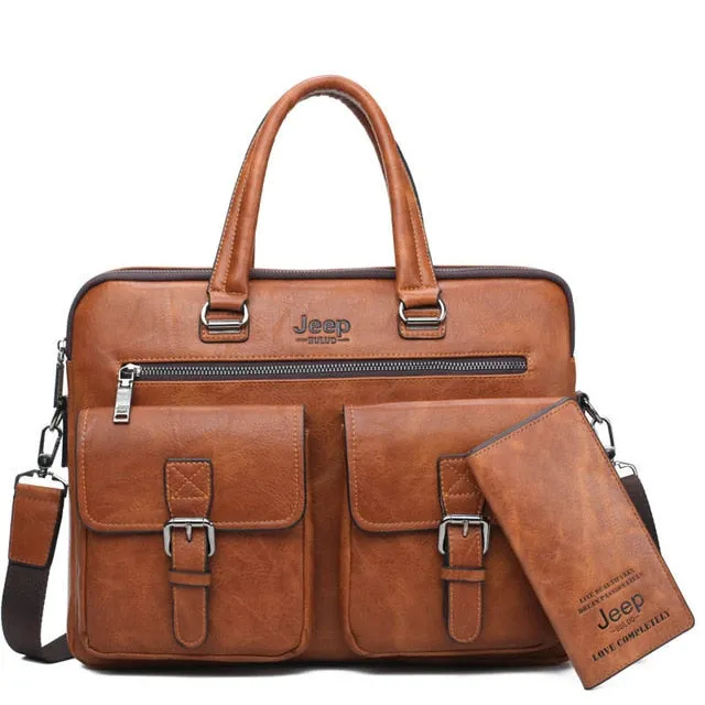 Men Briefcase for 13.3" Laptop