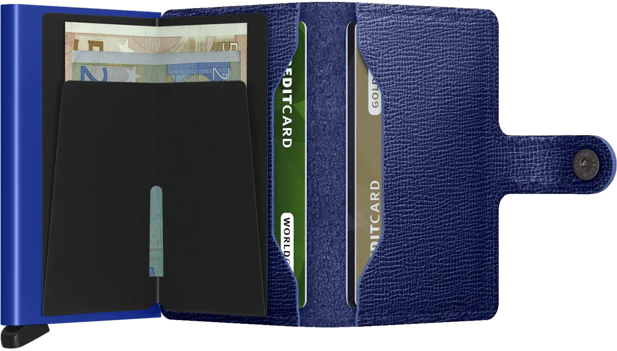 Miniwallet in Crisple Cobalt