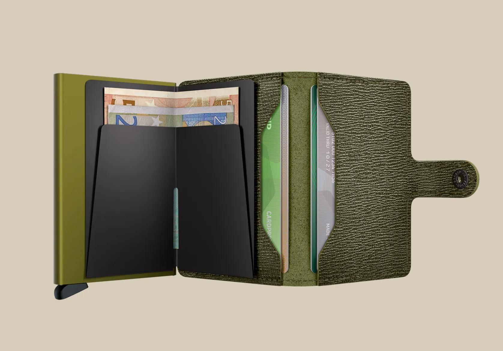 Miniwallet in Crisple Kelp