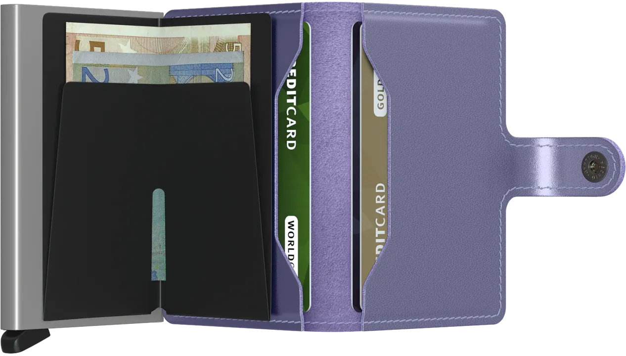 Miniwallet in Met Lila