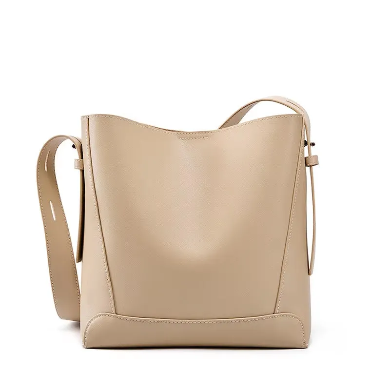Modern Women Genuine Leather Shoulder Bag Large Capacity Cowhide Bags