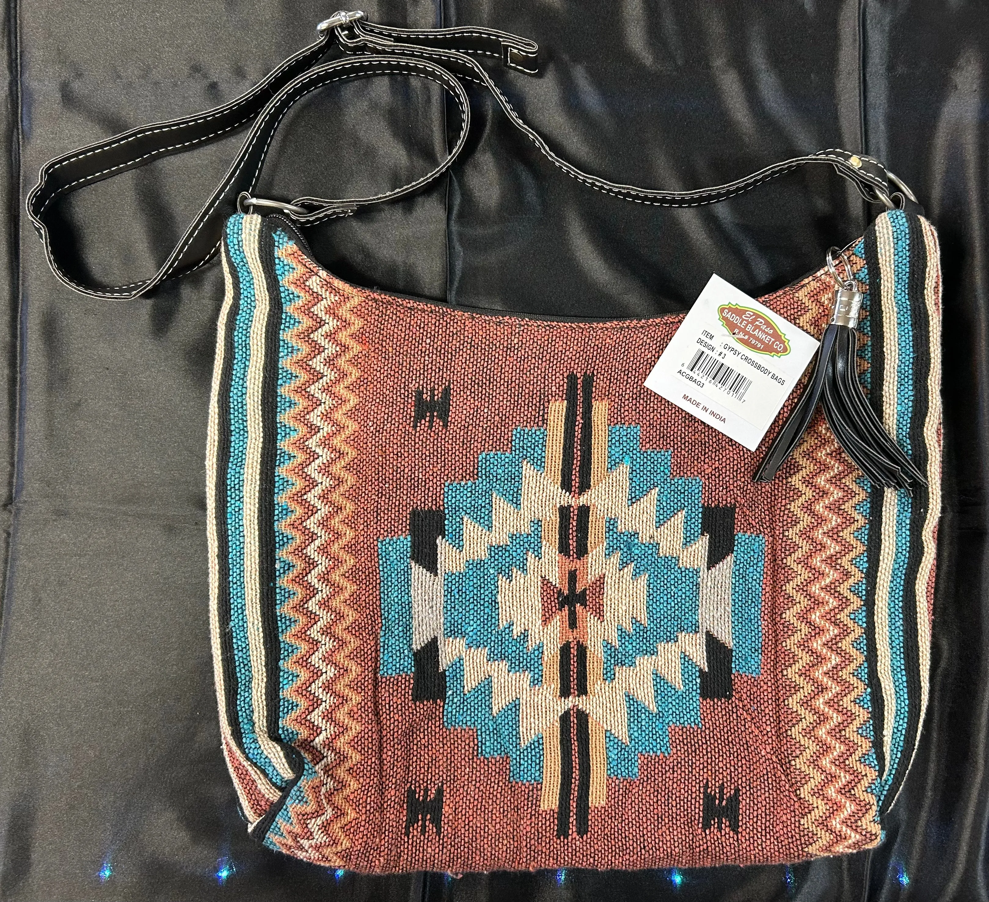 Native Print Crossbody Bag