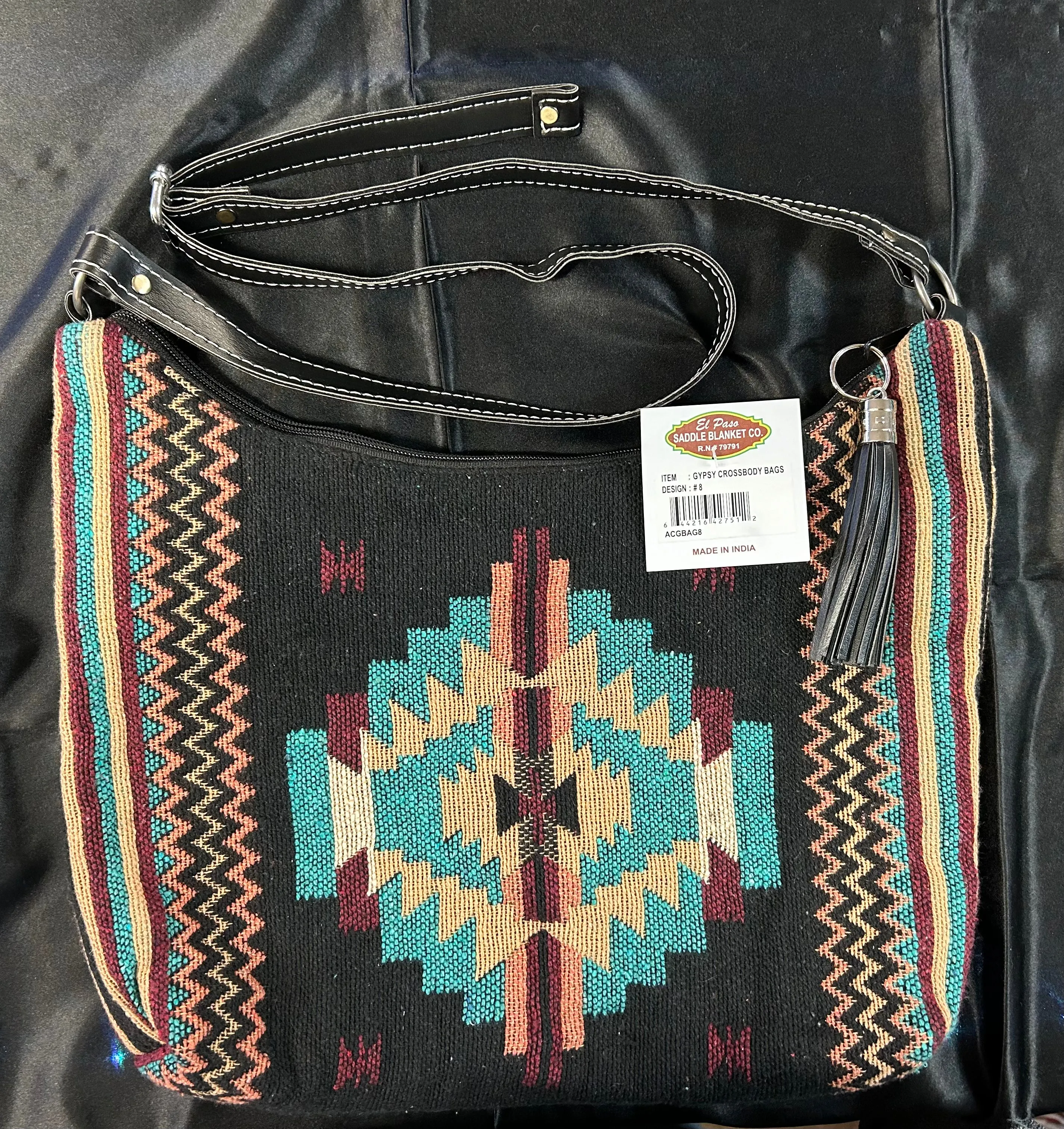 Native Print Crossbody Bag