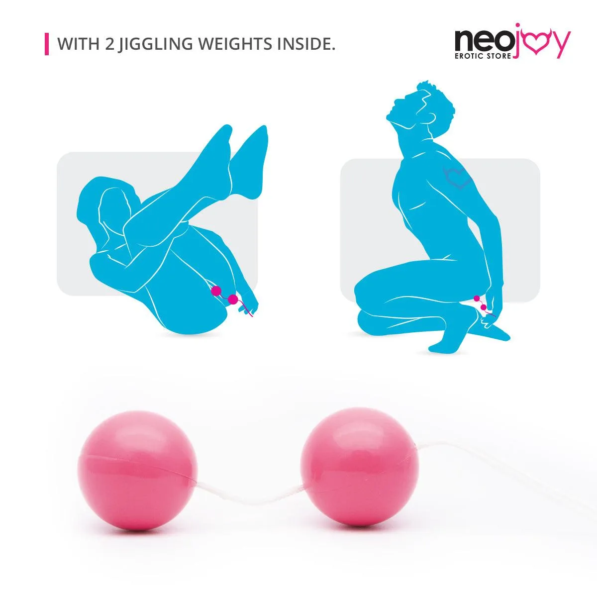 Neojoy Inserta-balls Geisha Balls for Pelvic Training - Exercise Weights Toy