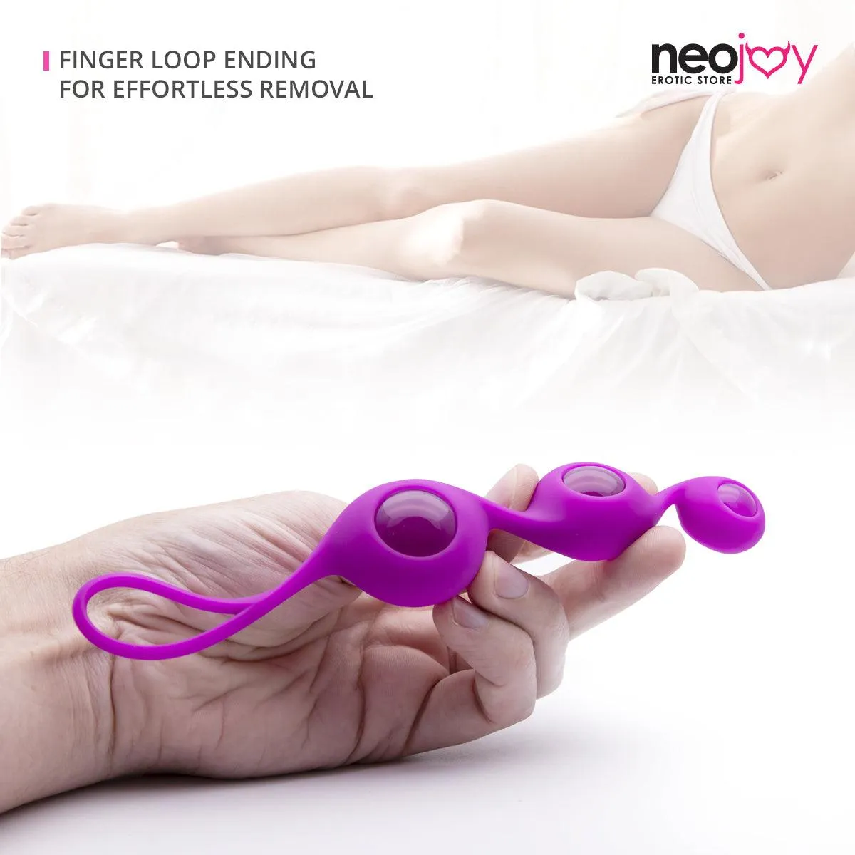 Neojoy Kegel Balls Triple - Silicone Geisha Balls Pelvic Training