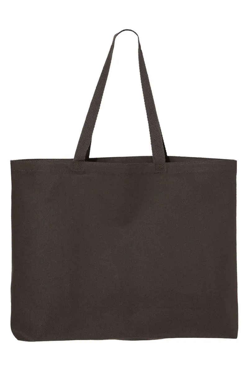Neon Bunny Bow Canvas Jumbo Tote