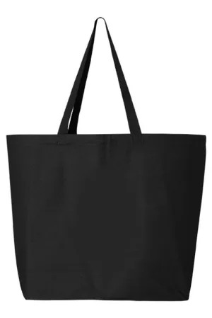 Neon Bunny Bow Canvas Jumbo Tote