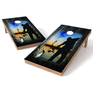 Official Size 2x4 Bow Fishing Cornhole Game