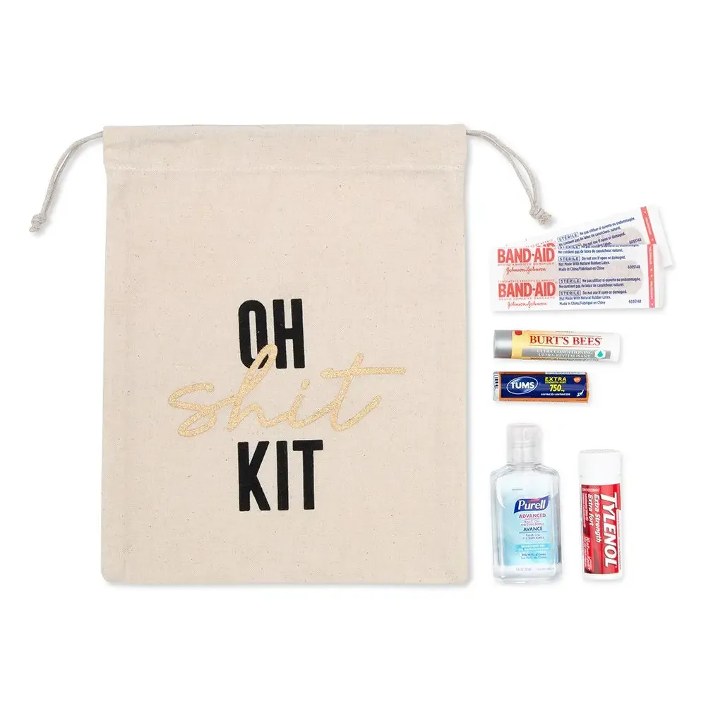 Oh Shit Kit - Hangover Drawstring Gift Bag