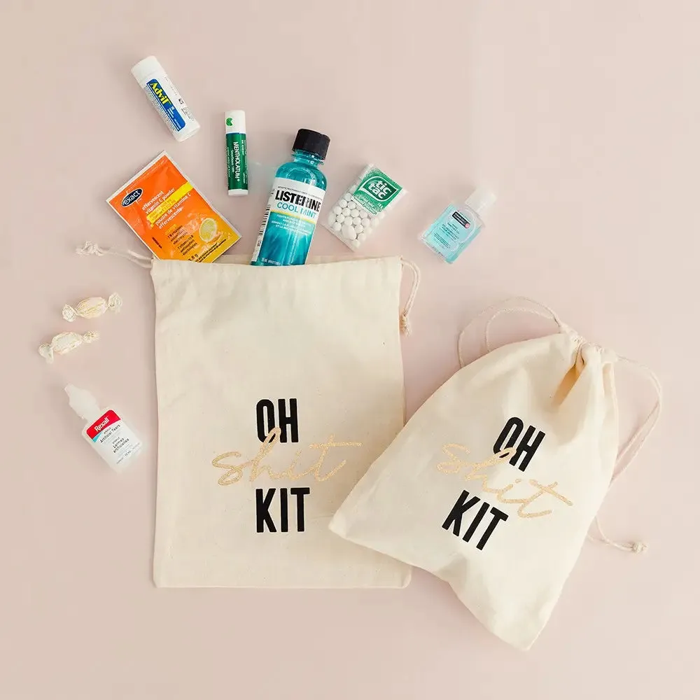 Oh Shit Kit - Hangover Drawstring Gift Bag