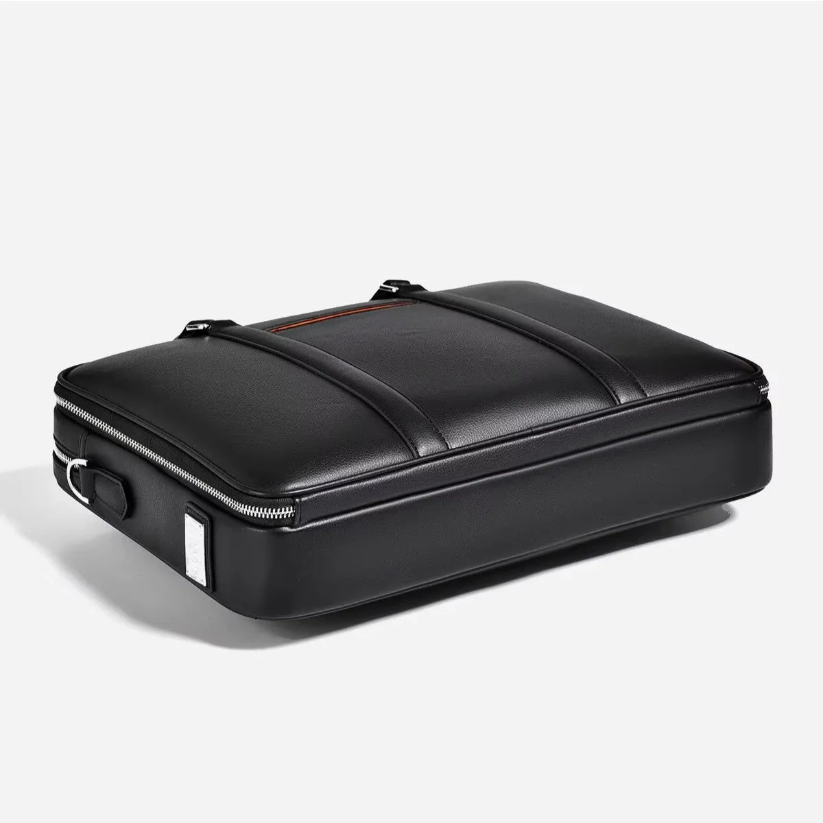 Omar | Leather Business Laptop Briefcase Crossbody Handbag