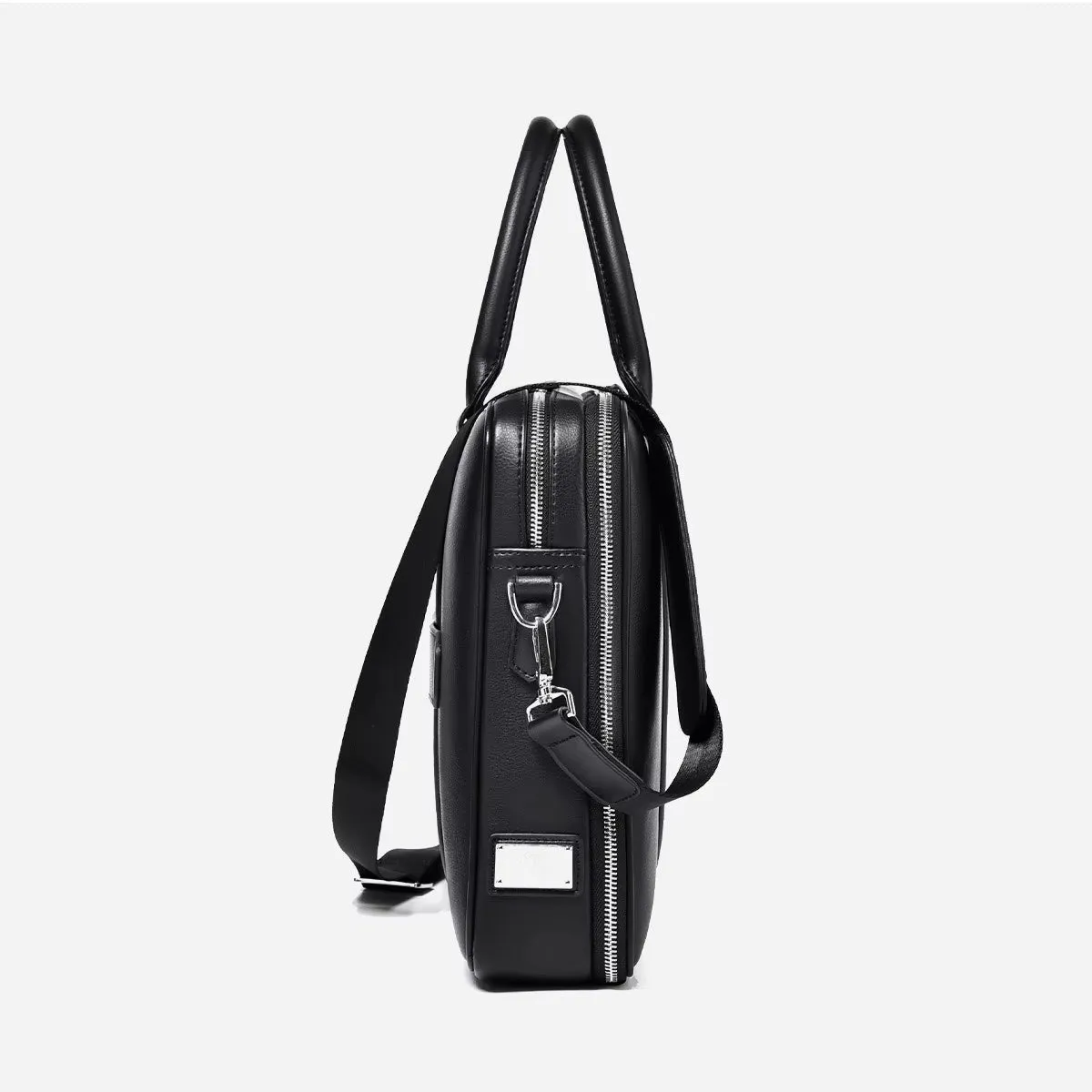 Omar | Leather Business Laptop Briefcase Crossbody Handbag