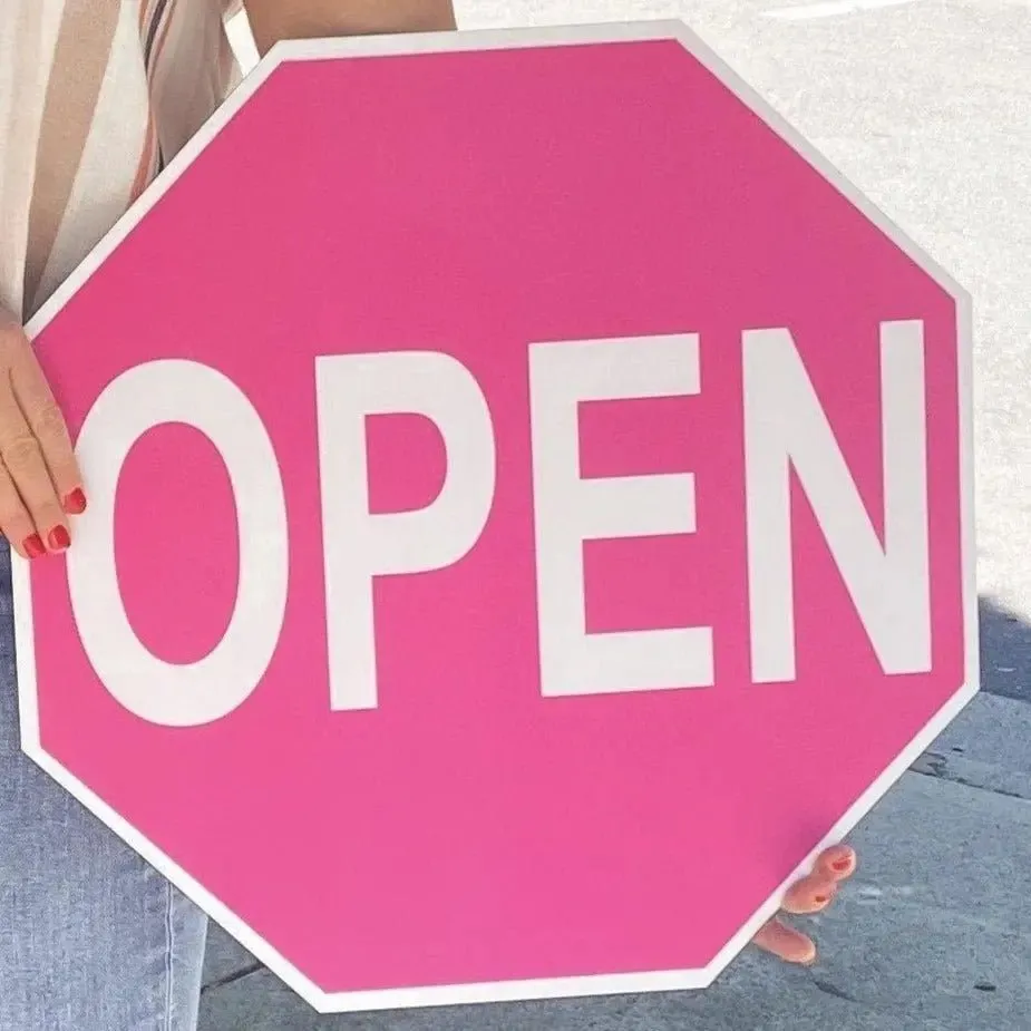 Open Business Sign