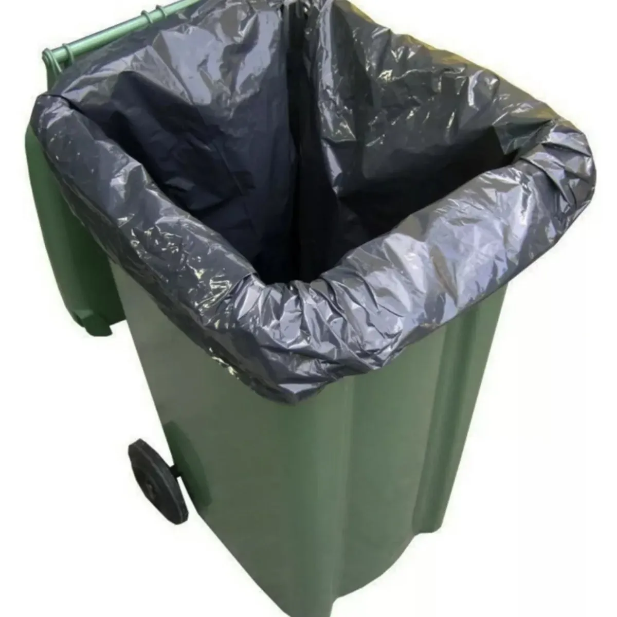 Pack of 200 Black Refuse Sacks Heavy Duty Rubbish Bin Bags Size 18" x 29" x 39''