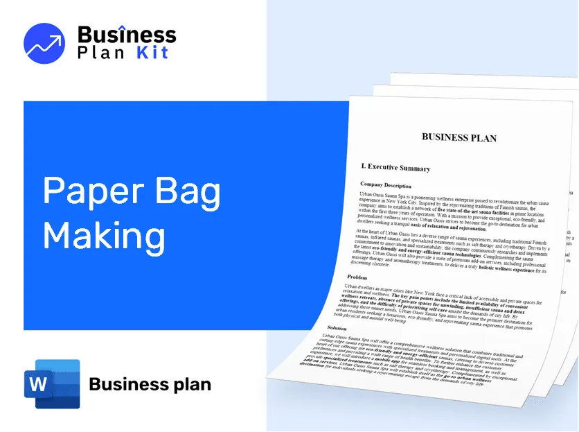 Paper Bag Making Business Plan Example