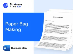 Paper Bag Making Business Plan Example