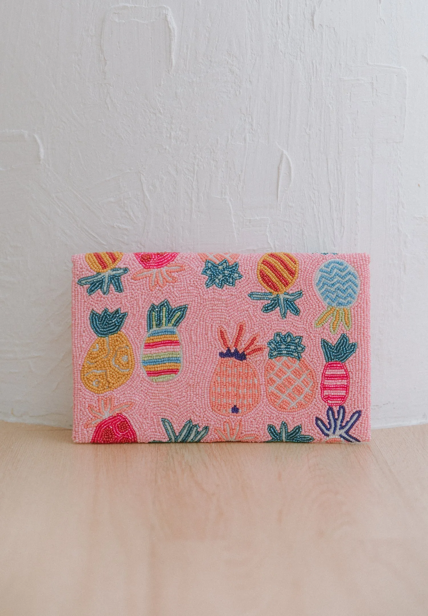 Pineapples Medley Beaded Crossbody