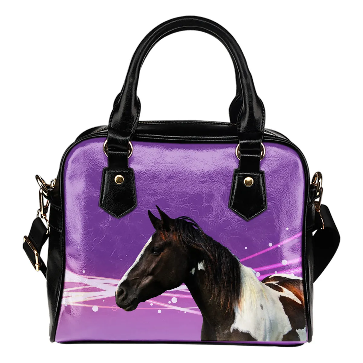 Pinto Horse Shoulder Bag