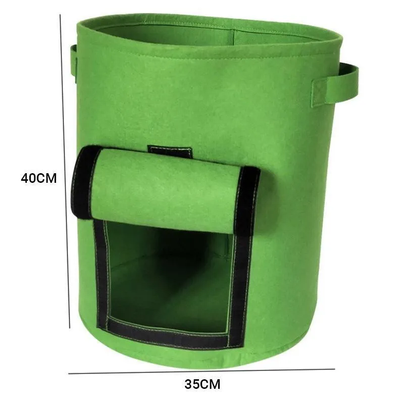 Potato Grow Bags 3PCS 3Colours 10 Gallon Side Window