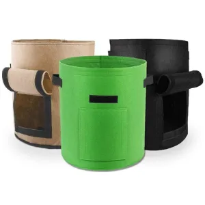 Potato Grow Bags 3PCS 3Colours 10 Gallon Side Window
