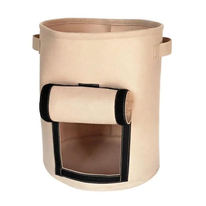Potato Grow Bags 3PCS 3Colours 10 Gallon Side Window