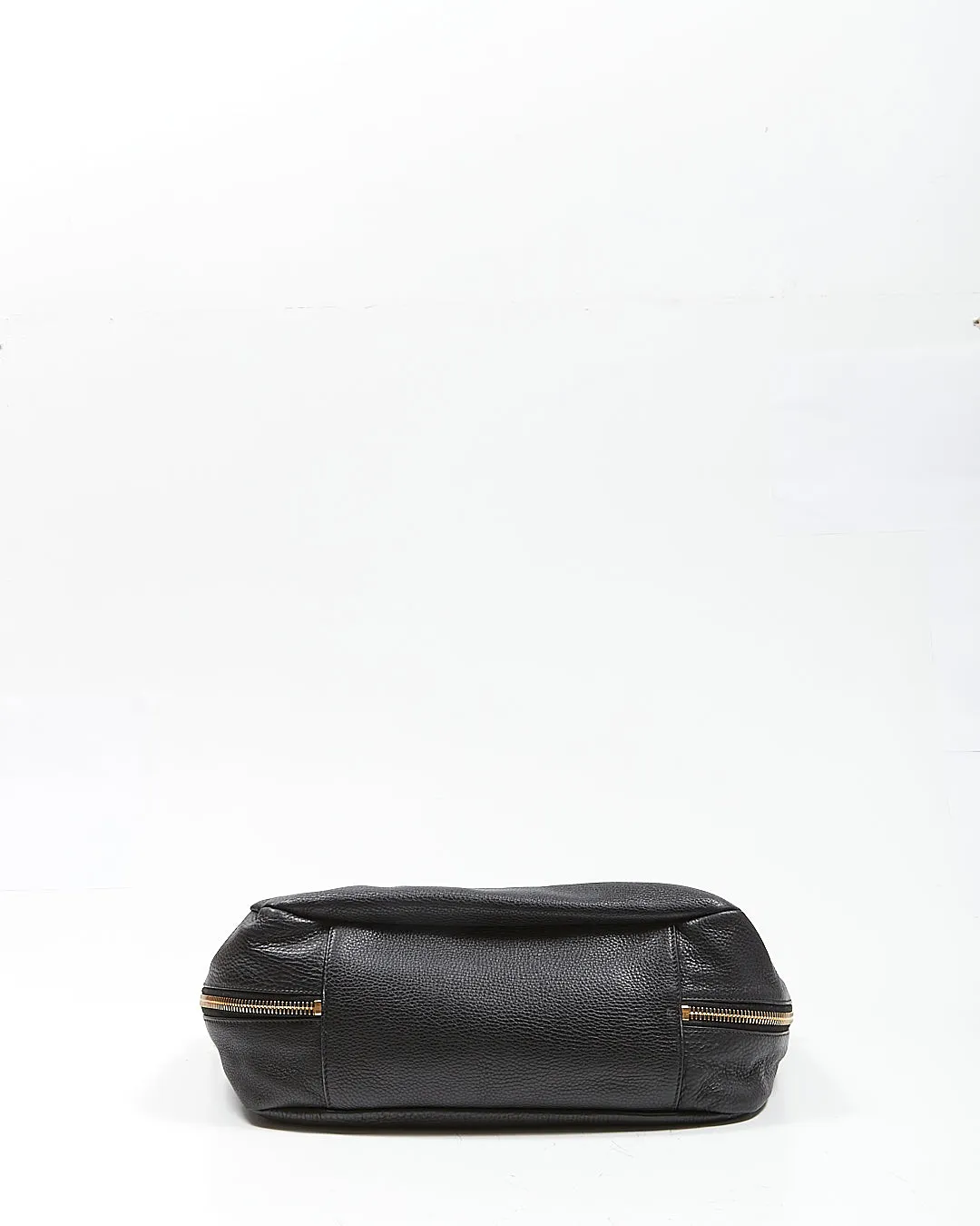 Prada Black Vitello Daino Leather Hobo Shoulder Bag