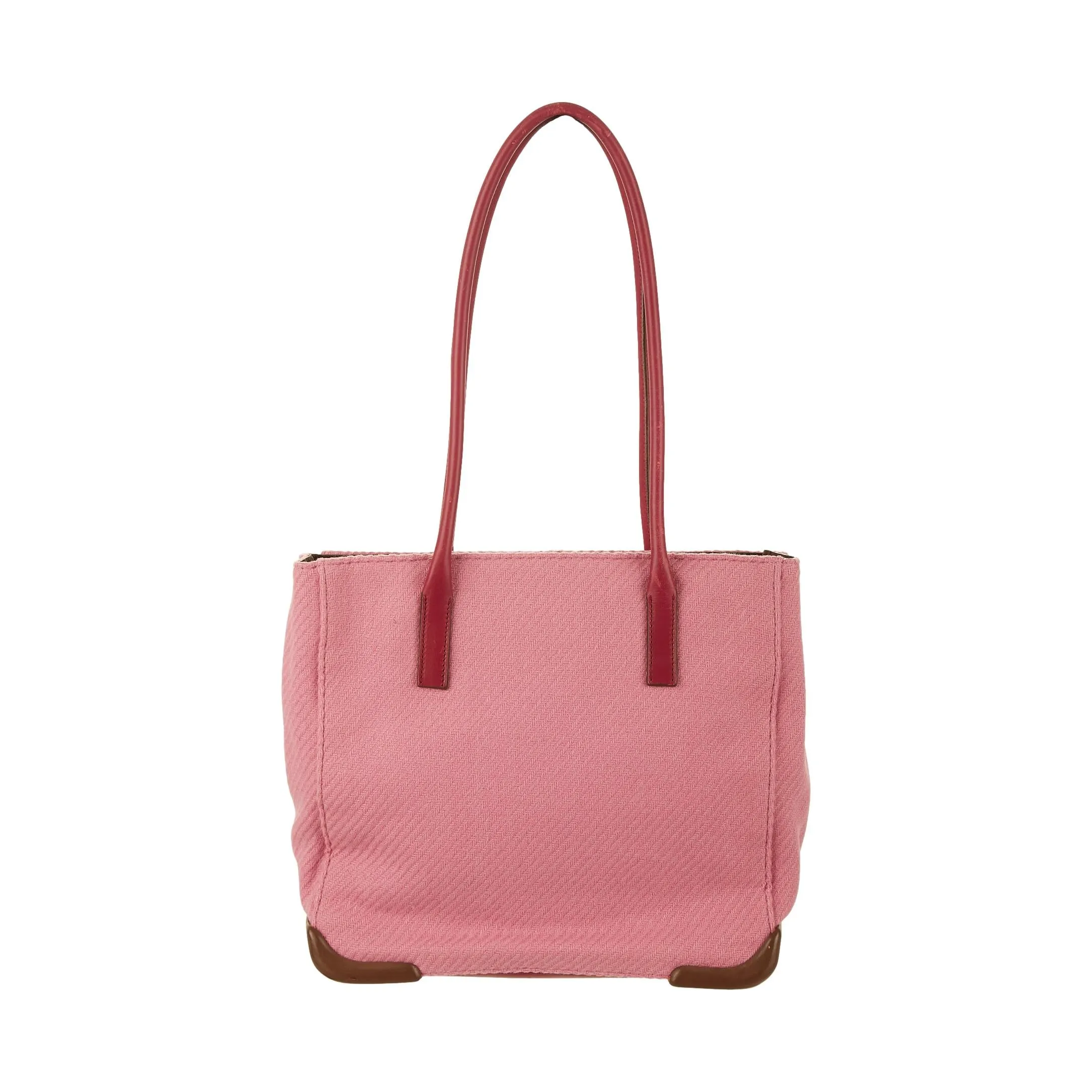 Prada Pink Knit Tote