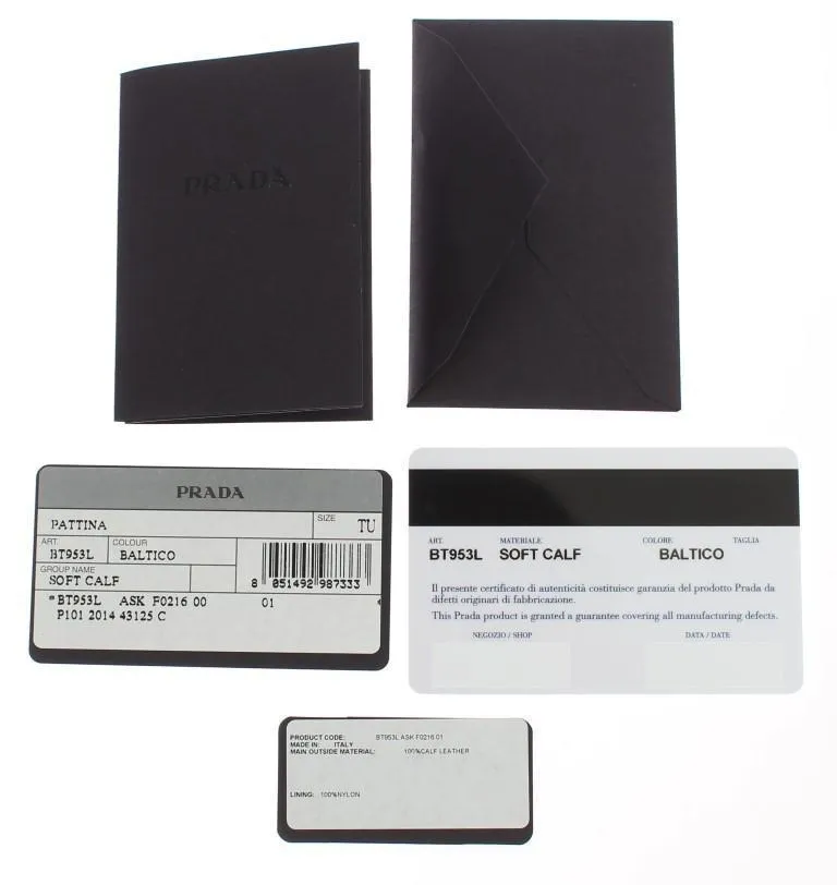PRADA Saffiano Lux Bag BT953L ASK F0216