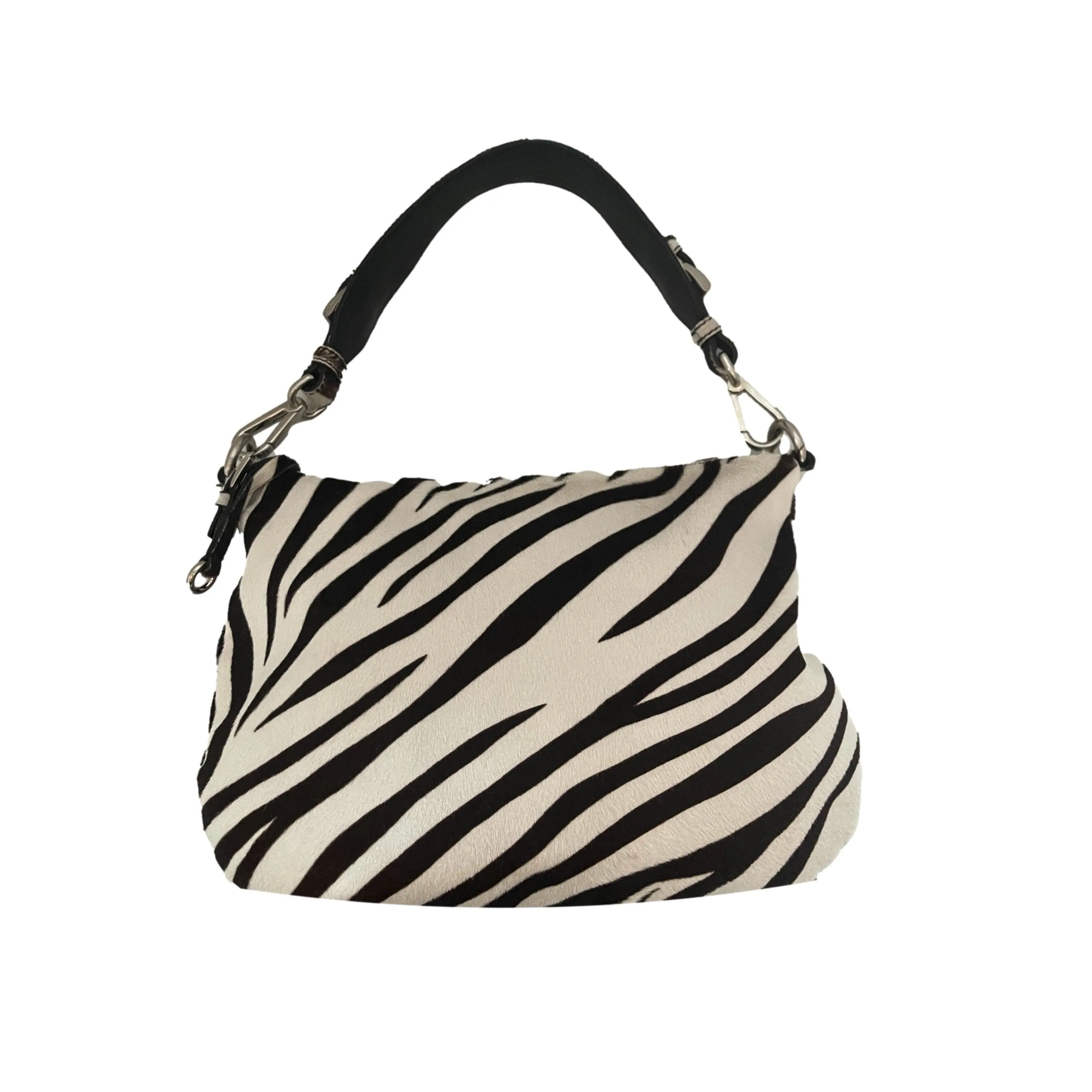 Prada Zebra Logo Shoulder Bag