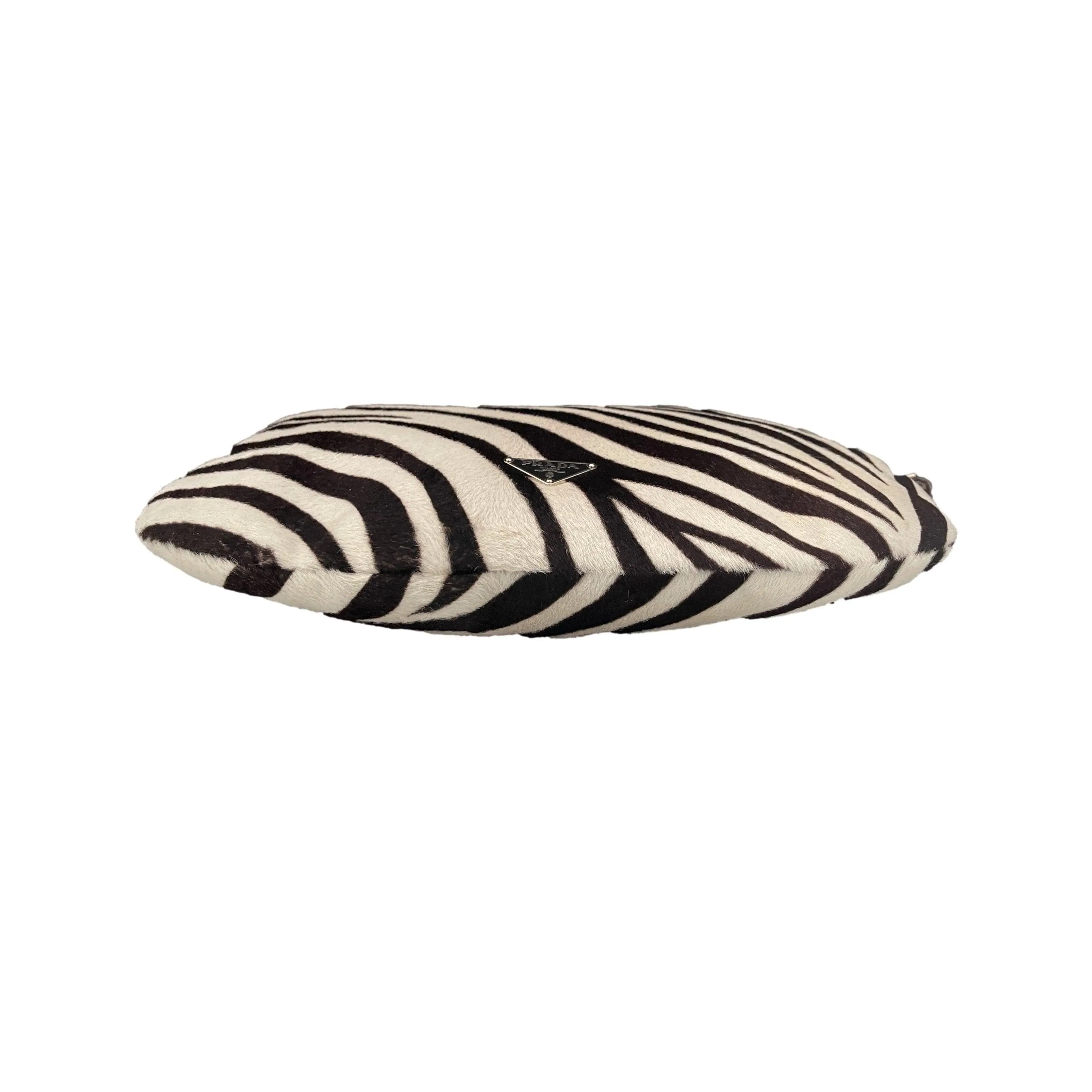 Prada Zebra Logo Shoulder Bag