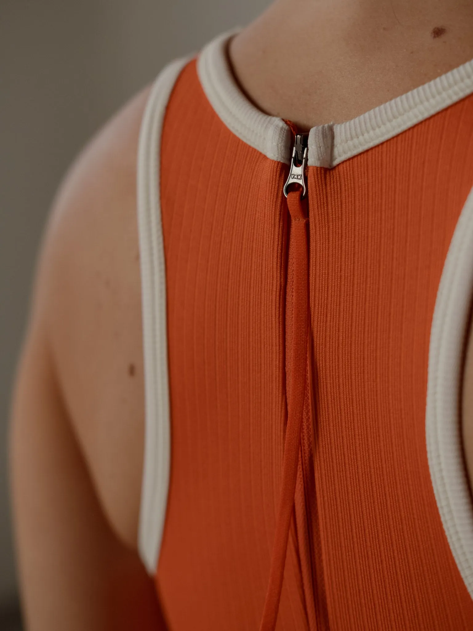 PUSH SEAMLESS UNITARD - BRIGHT ORANGE