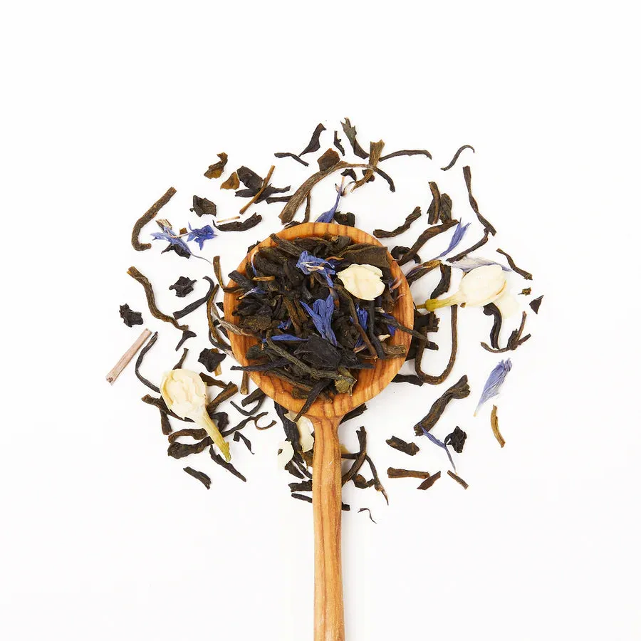 Pyramid Tea Bag Tin Purple Jasmine