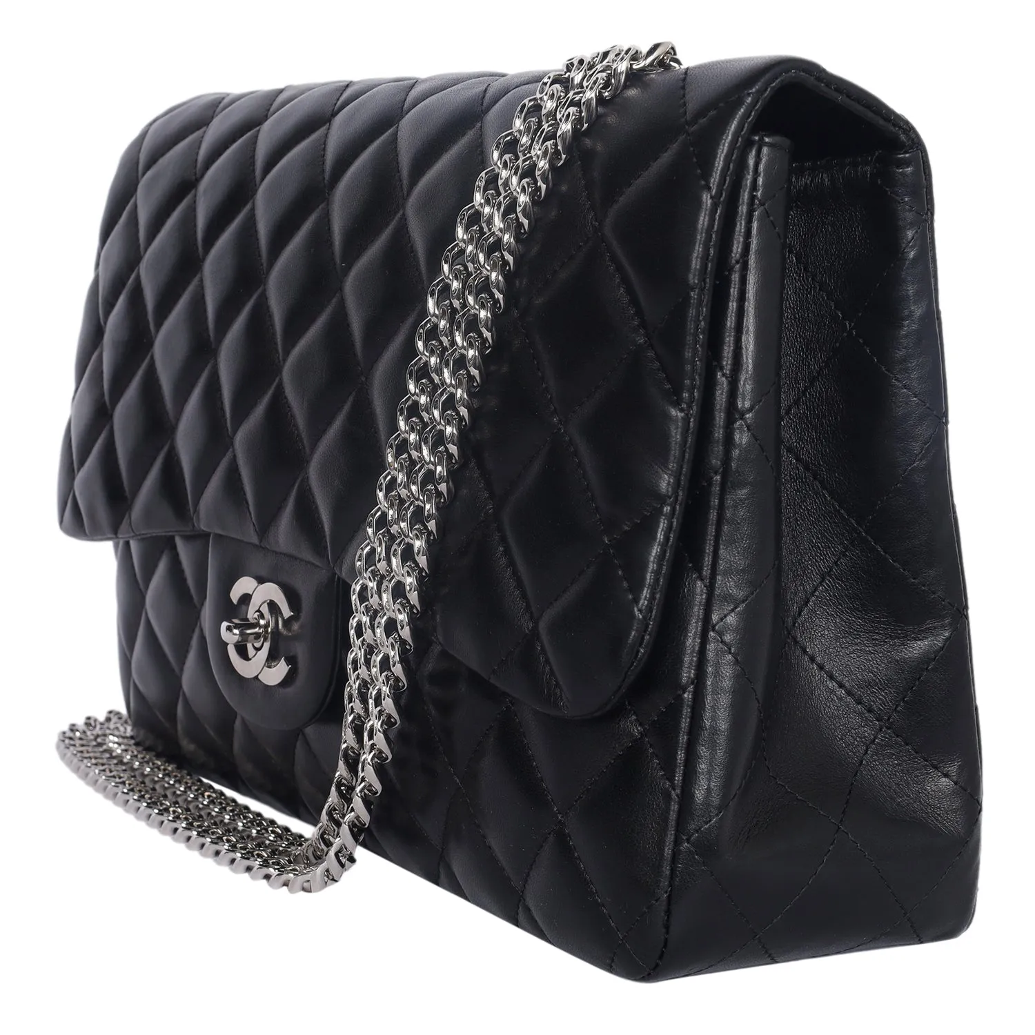 Quilted Leather Medium Classic Flap Bag