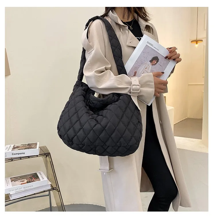 Quilted Padded Tote Bag