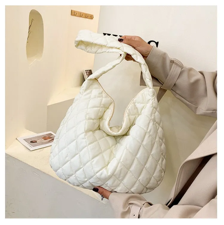 Quilted Padded Tote Bag
