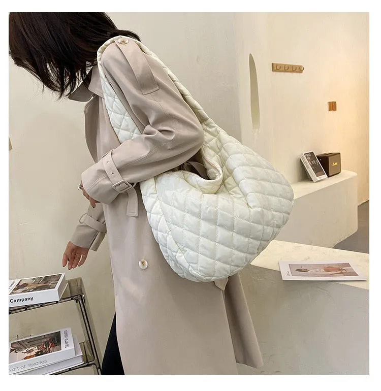 Quilted Padded Tote Bag