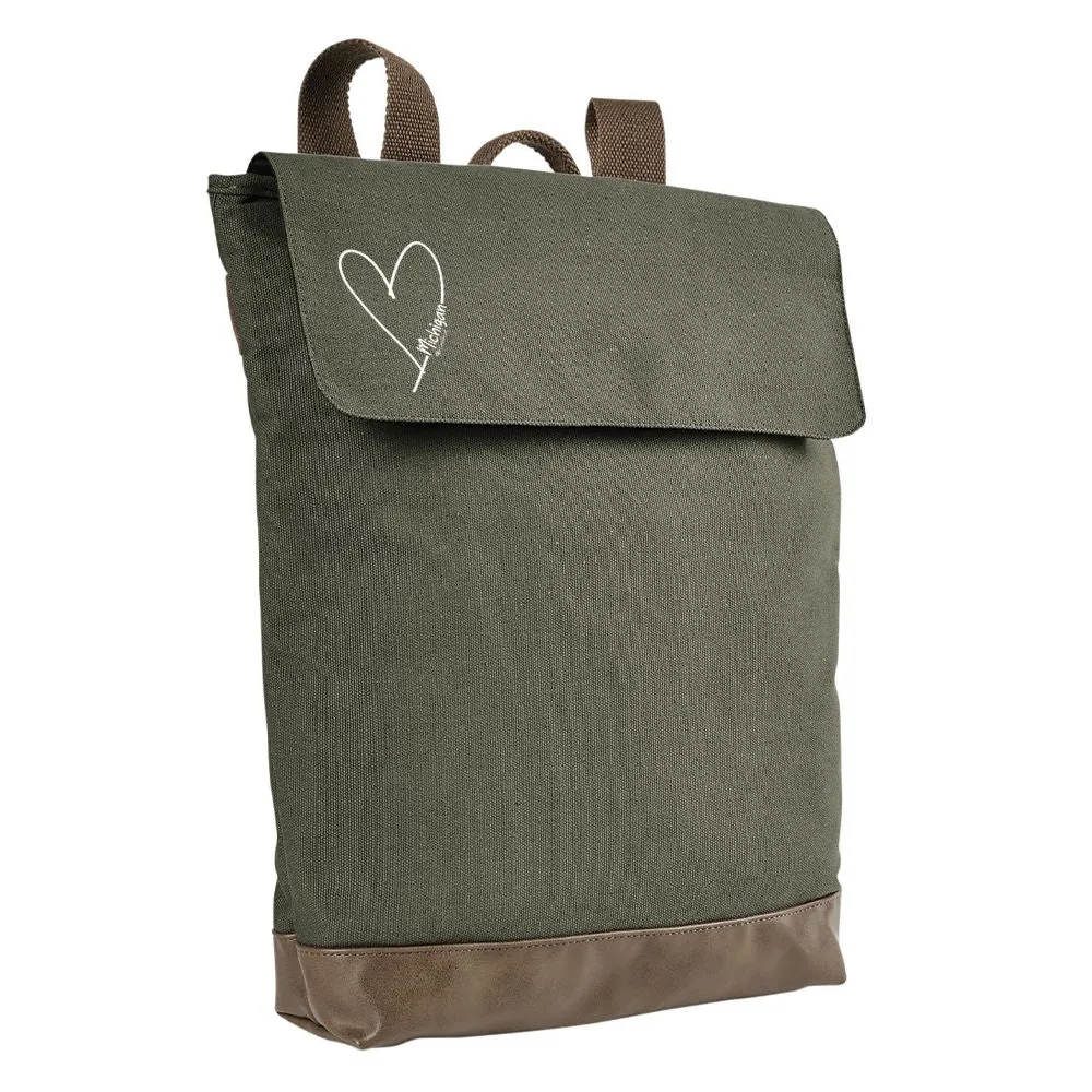 "Little Love" Canvas Day Pack