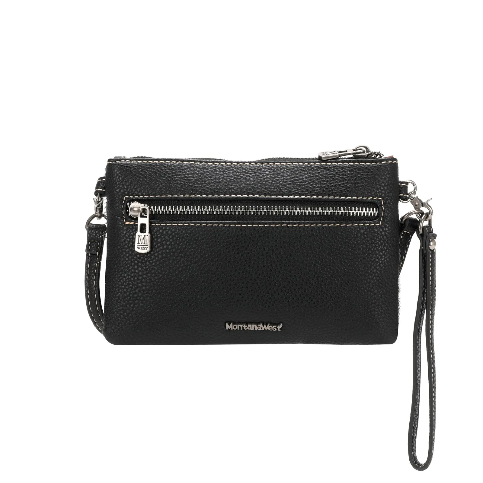 RLH-024 Montana West Hair-On Cowhide Leather Clutch/Crossbody